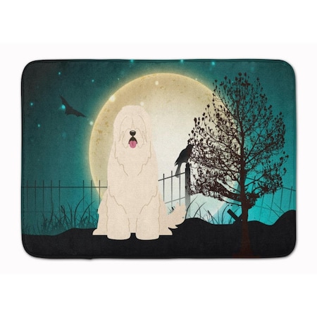 Carolines Treasures Halloween Scary South Russian Sheepdog Machine Washable Memory Foam Mat BB2214RUG